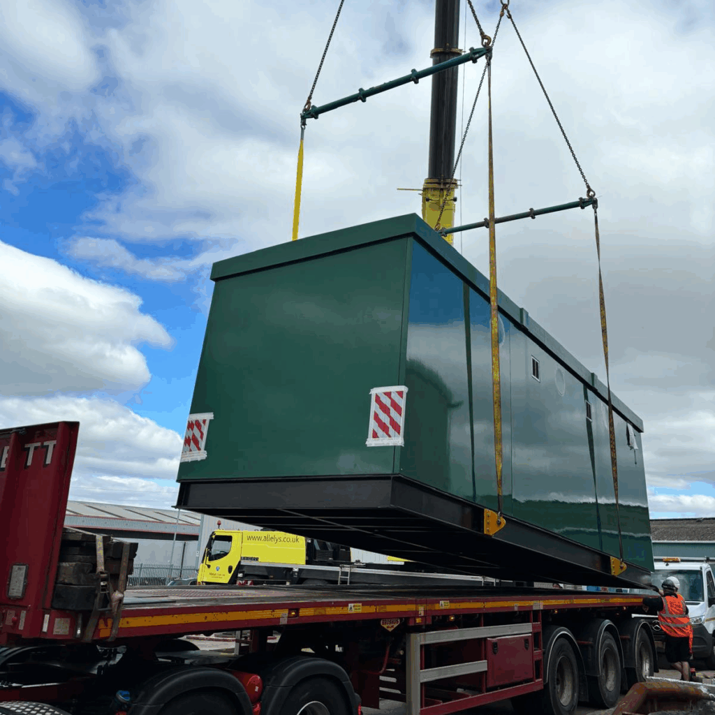 Packaged Pump Room in Transit